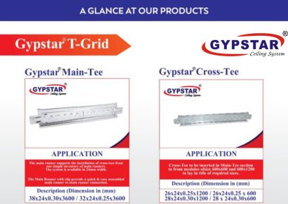Gypstar T-Grid form Gypstar