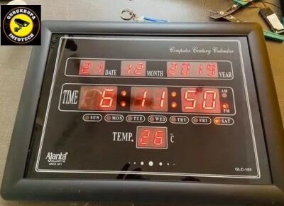 Digital Wall Clock