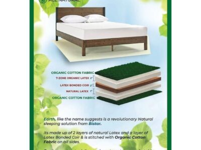 Bistar Earth ALL Natural Mattress 5"