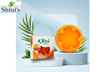 Orange 2 in 1 soap