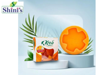 Orange 2 in 1 soap