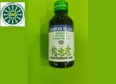 EXPON Plus Syrup (ADATHODA with THULASI Cough Relife) 100ml
